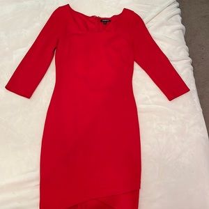 Express red dress size xs